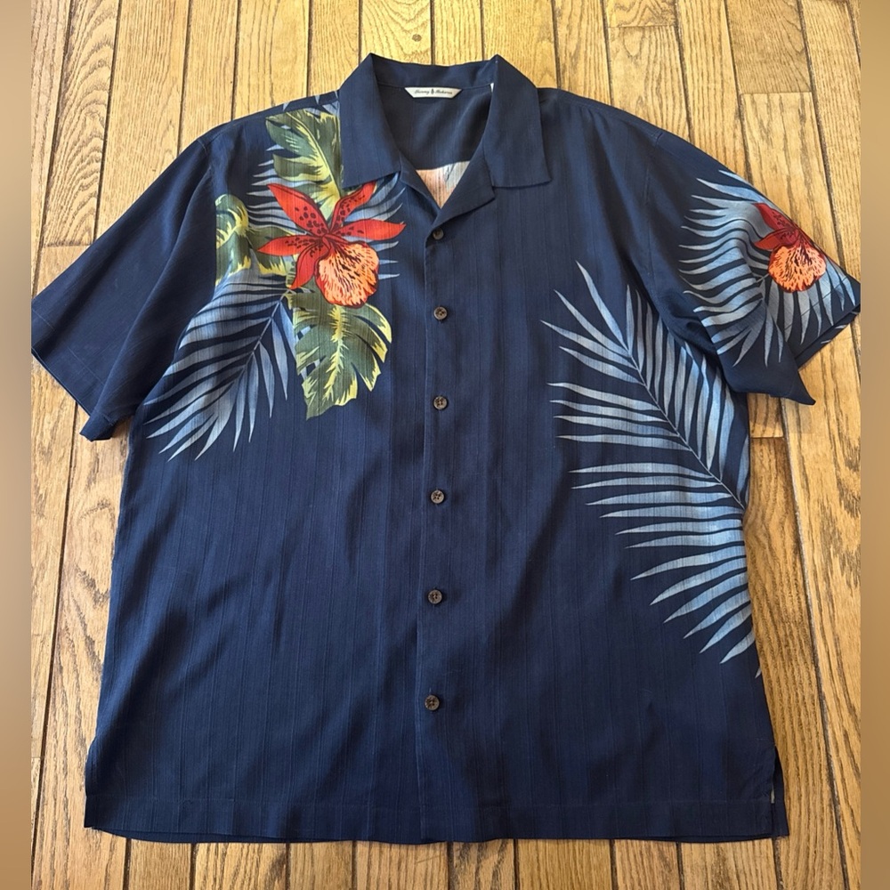 Tommy Bahama Silk Shirt Size XL